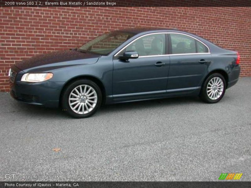 Barents Blue Metallic / Sandstone Beige 2008 Volvo S80 3.2