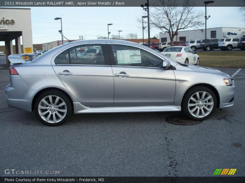  2011 Lancer RALLIART AWD Apex Silver Metallic