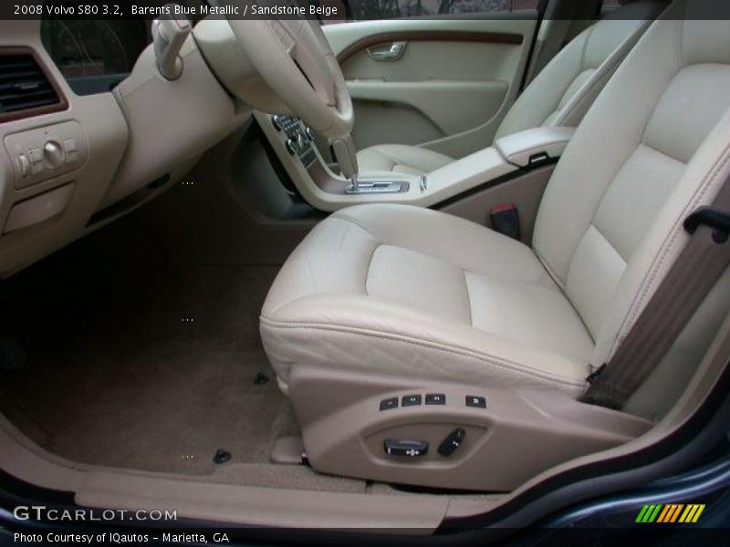 Barents Blue Metallic / Sandstone Beige 2008 Volvo S80 3.2