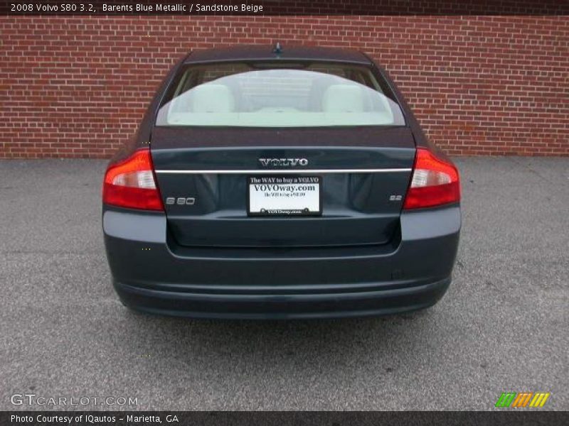Barents Blue Metallic / Sandstone Beige 2008 Volvo S80 3.2