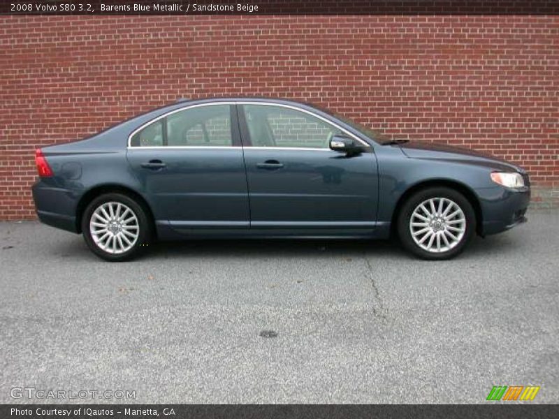 Barents Blue Metallic / Sandstone Beige 2008 Volvo S80 3.2