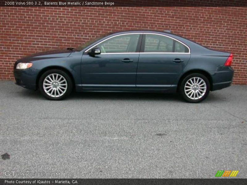 Barents Blue Metallic / Sandstone Beige 2008 Volvo S80 3.2