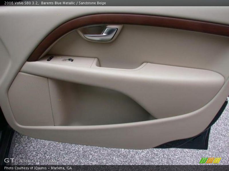 Barents Blue Metallic / Sandstone Beige 2008 Volvo S80 3.2