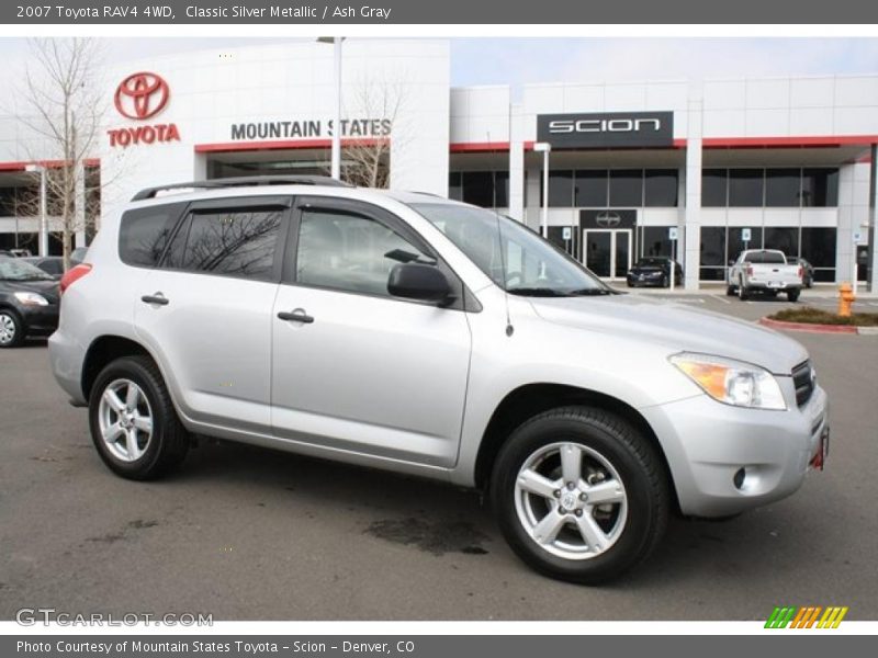 Classic Silver Metallic / Ash Gray 2007 Toyota RAV4 4WD