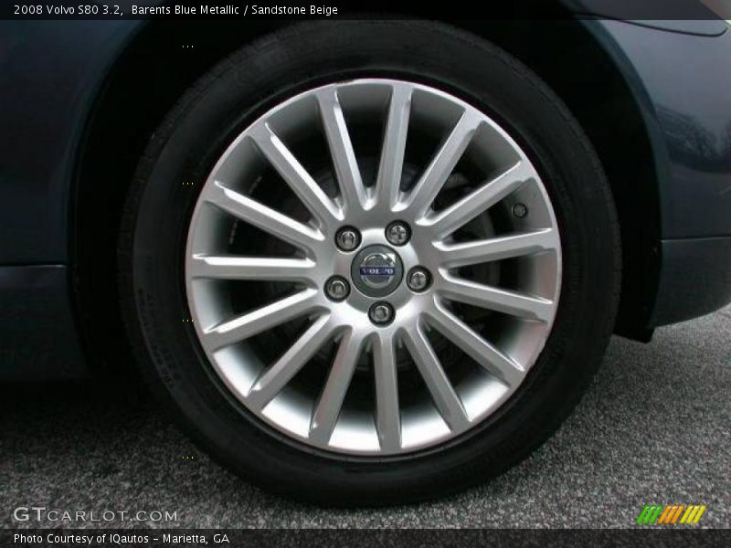 Barents Blue Metallic / Sandstone Beige 2008 Volvo S80 3.2