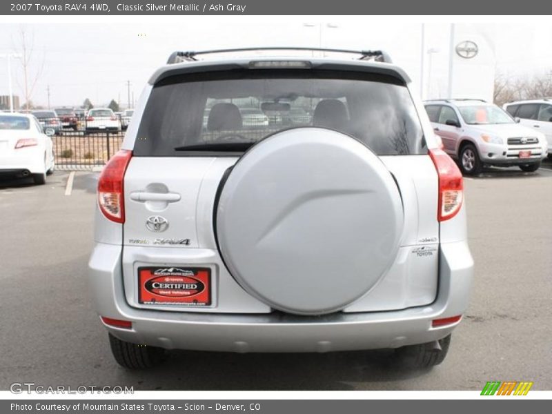 Classic Silver Metallic / Ash Gray 2007 Toyota RAV4 4WD