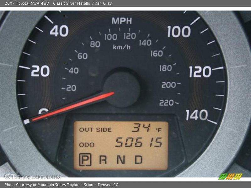 Classic Silver Metallic / Ash Gray 2007 Toyota RAV4 4WD