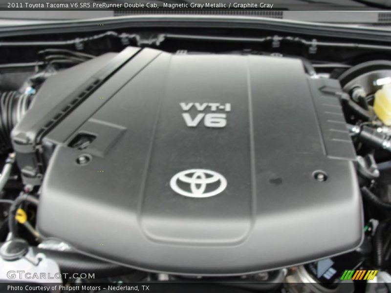 Magnetic Gray Metallic / Graphite Gray 2011 Toyota Tacoma V6 SR5 PreRunner Double Cab