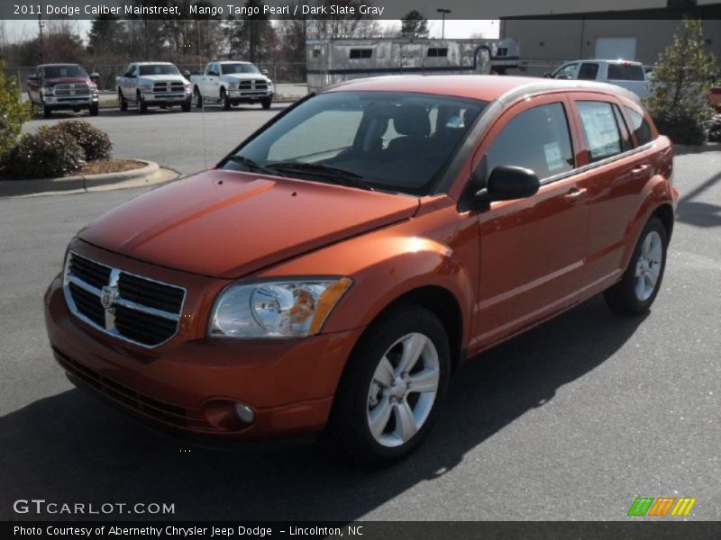 Mango Tango Pearl / Dark Slate Gray 2011 Dodge Caliber Mainstreet