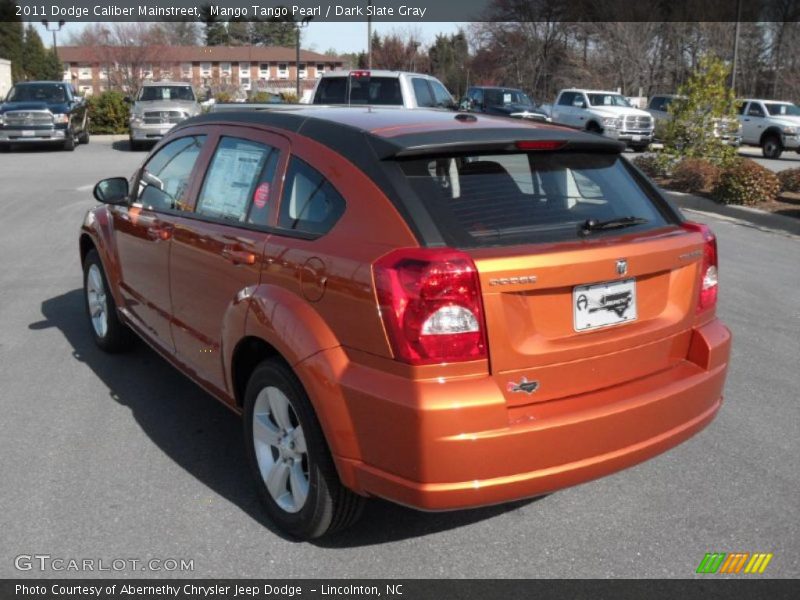 Mango Tango Pearl / Dark Slate Gray 2011 Dodge Caliber Mainstreet