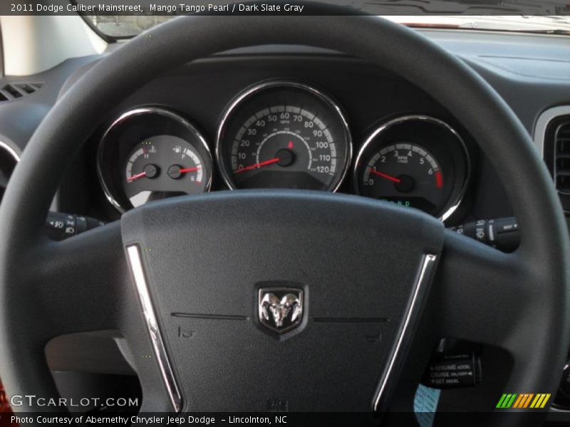 Mango Tango Pearl / Dark Slate Gray 2011 Dodge Caliber Mainstreet