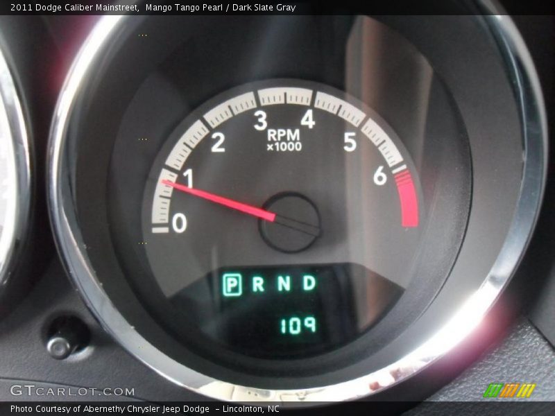 Mango Tango Pearl / Dark Slate Gray 2011 Dodge Caliber Mainstreet