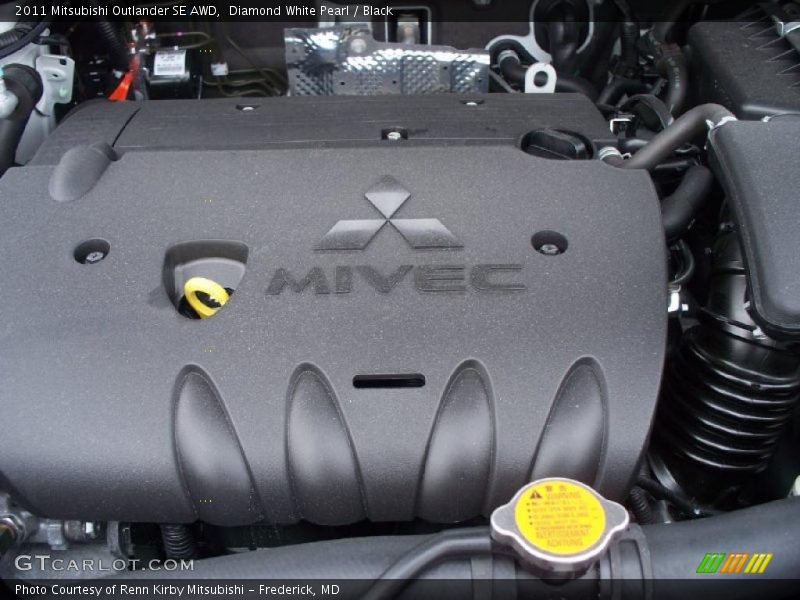  2011 Outlander SE AWD Engine - 2.4 Liter DOHC 16-Valve MIVEC 4 Cylinder