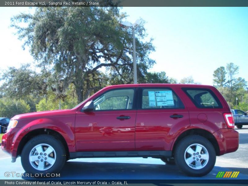 Sangria Red Metallic / Stone 2011 Ford Escape XLS