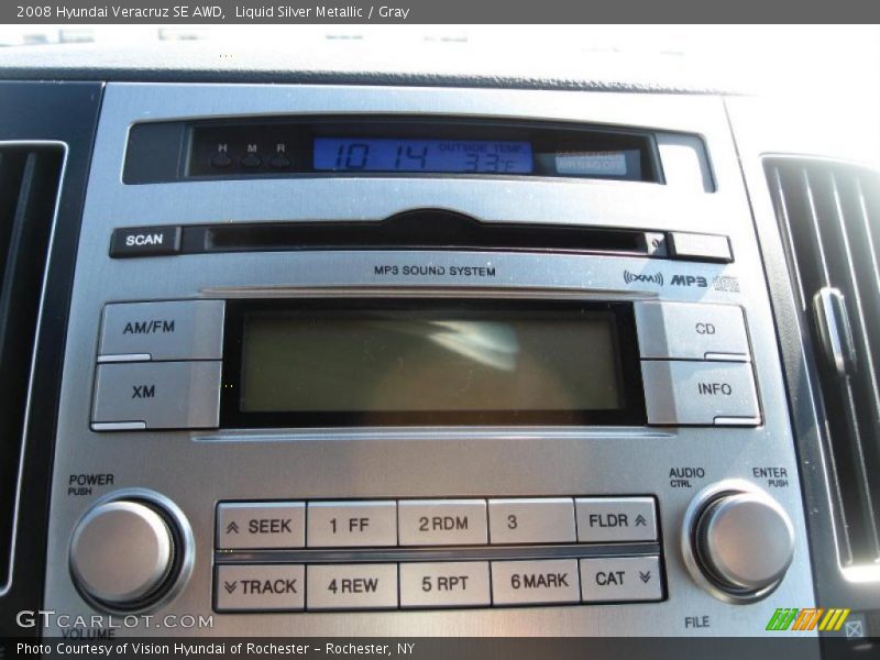 Liquid Silver Metallic / Gray 2008 Hyundai Veracruz SE AWD