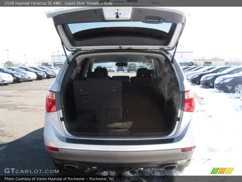 Liquid Silver Metallic / Gray 2008 Hyundai Veracruz SE AWD