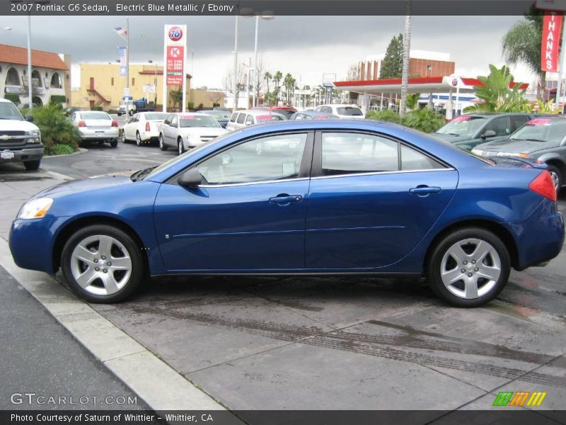 Electric Blue Metallic / Ebony 2007 Pontiac G6 Sedan