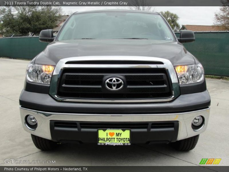Magnetic Gray Metallic / Graphite Gray 2011 Toyota Tundra Double Cab