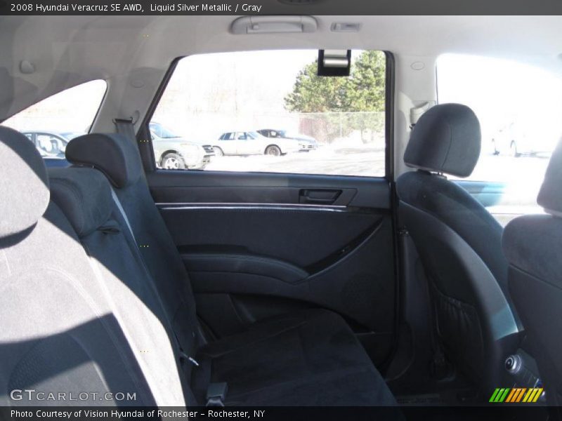 Liquid Silver Metallic / Gray 2008 Hyundai Veracruz SE AWD