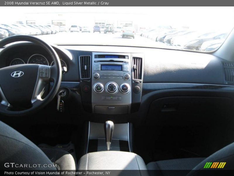 Liquid Silver Metallic / Gray 2008 Hyundai Veracruz SE AWD