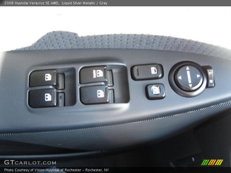 Liquid Silver Metallic / Gray 2008 Hyundai Veracruz SE AWD