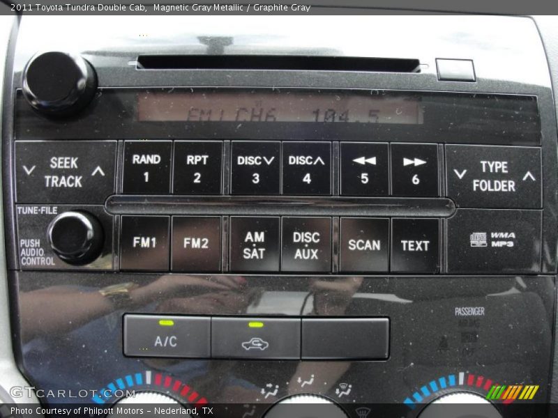 Magnetic Gray Metallic / Graphite Gray 2011 Toyota Tundra Double Cab