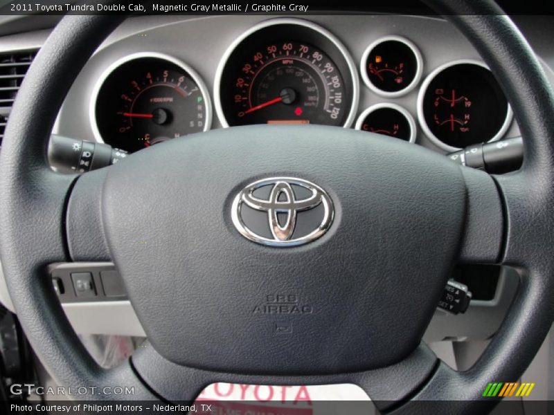 Magnetic Gray Metallic / Graphite Gray 2011 Toyota Tundra Double Cab