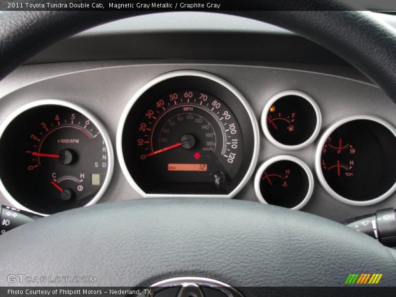 Magnetic Gray Metallic / Graphite Gray 2011 Toyota Tundra Double Cab
