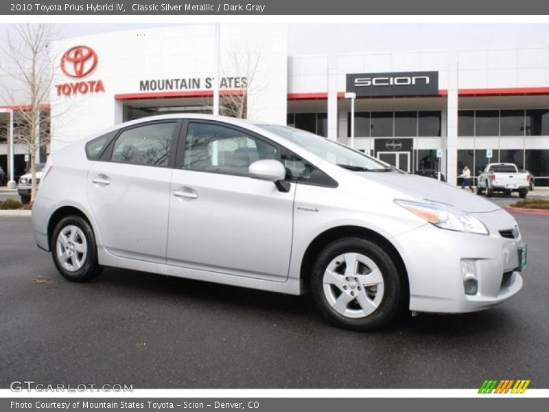 Classic Silver Metallic / Dark Gray 2010 Toyota Prius Hybrid IV