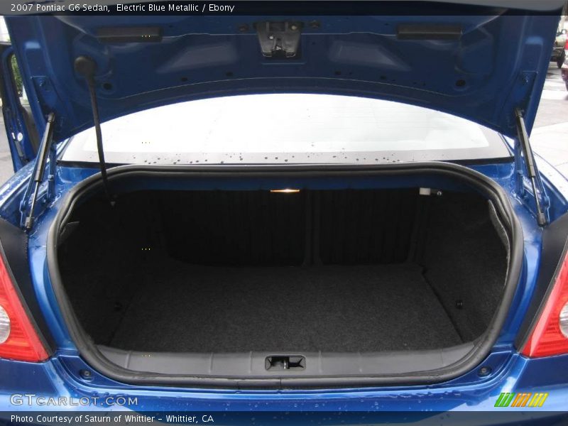 Electric Blue Metallic / Ebony 2007 Pontiac G6 Sedan