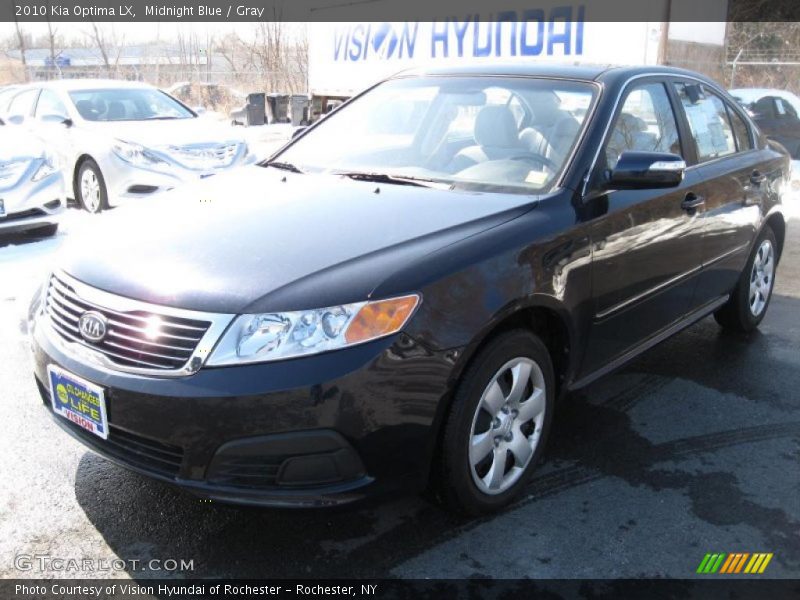 Midnight Blue / Gray 2010 Kia Optima LX