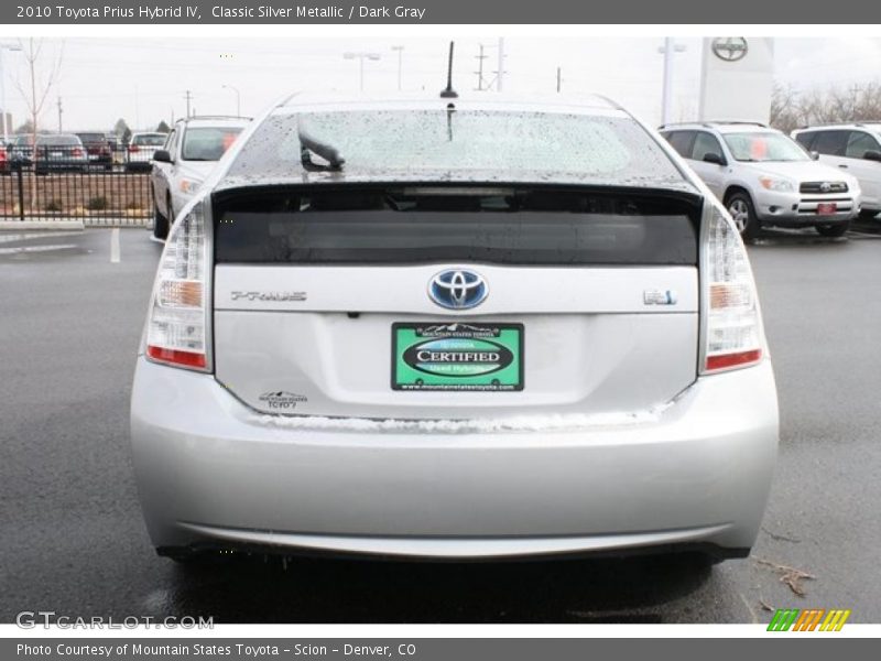 Classic Silver Metallic / Dark Gray 2010 Toyota Prius Hybrid IV