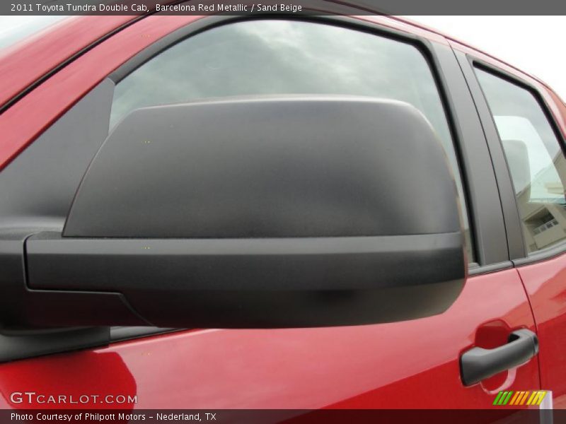 Barcelona Red Metallic / Sand Beige 2011 Toyota Tundra Double Cab