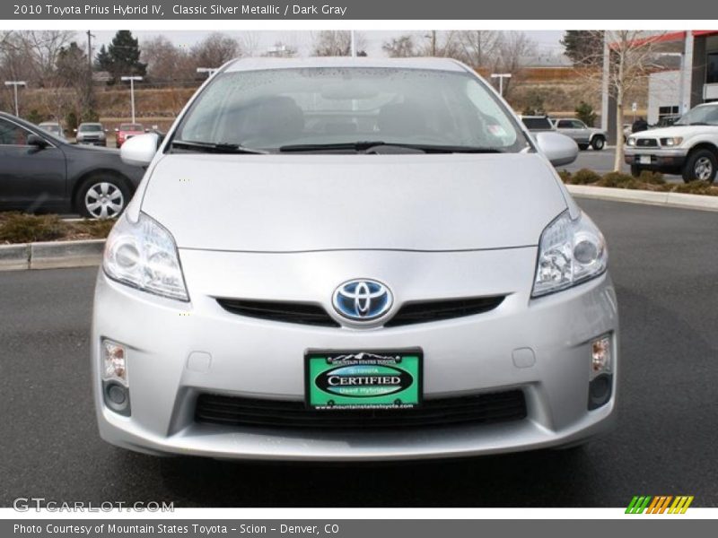 Classic Silver Metallic / Dark Gray 2010 Toyota Prius Hybrid IV