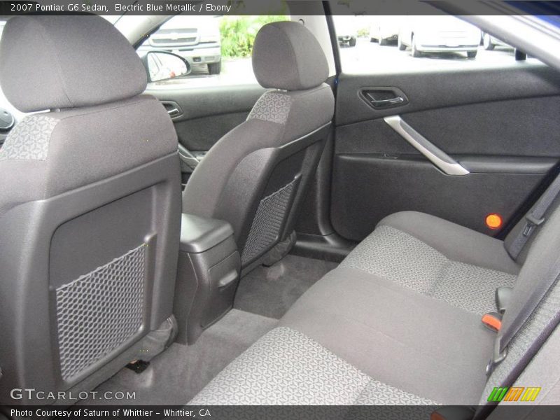 Electric Blue Metallic / Ebony 2007 Pontiac G6 Sedan