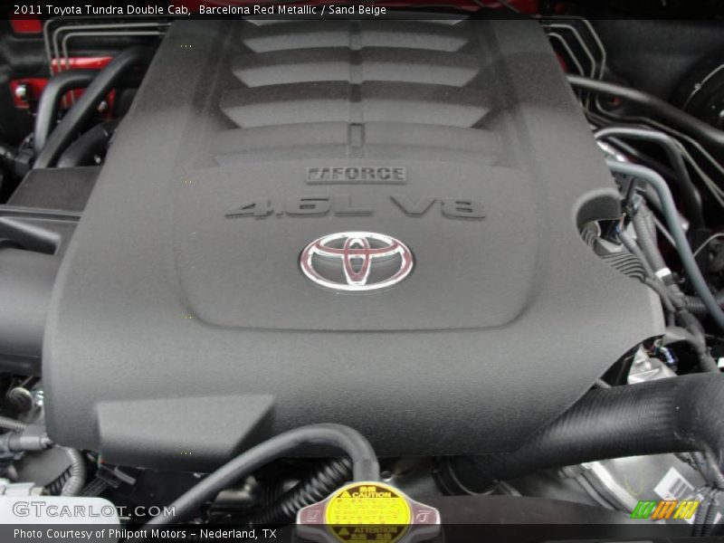 Barcelona Red Metallic / Sand Beige 2011 Toyota Tundra Double Cab