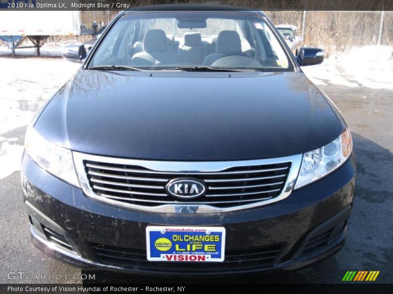 Midnight Blue / Gray 2010 Kia Optima LX