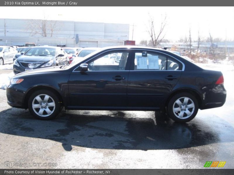 Midnight Blue / Gray 2010 Kia Optima LX