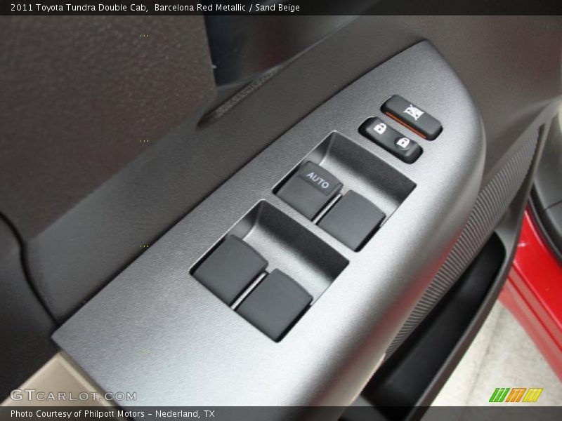 Barcelona Red Metallic / Sand Beige 2011 Toyota Tundra Double Cab
