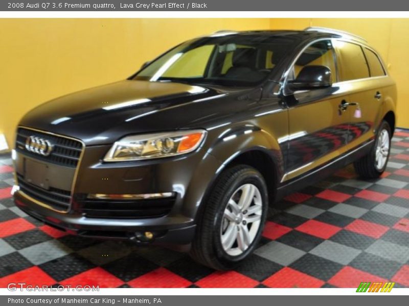 Lava Grey Pearl Effect / Black 2008 Audi Q7 3.6 Premium quattro