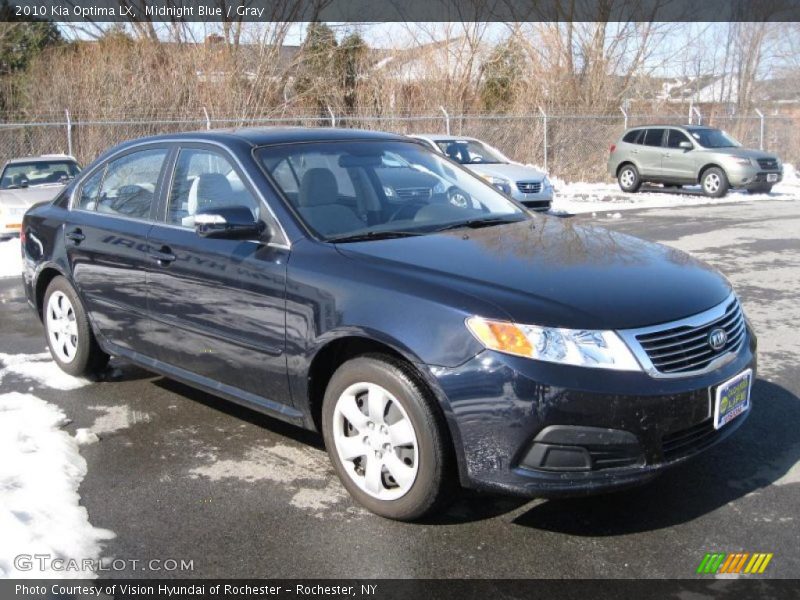 Midnight Blue / Gray 2010 Kia Optima LX