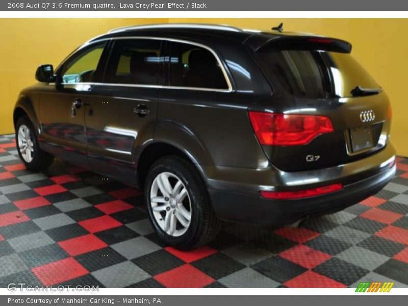 Lava Grey Pearl Effect / Black 2008 Audi Q7 3.6 Premium quattro