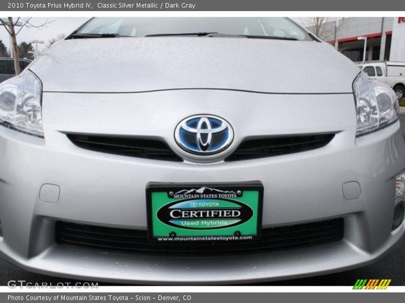 Classic Silver Metallic / Dark Gray 2010 Toyota Prius Hybrid IV