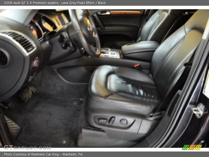 Lava Grey Pearl Effect / Black 2008 Audi Q7 3.6 Premium quattro