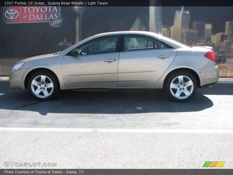 Sedona Beige Metallic / Light Taupe 2007 Pontiac G6 Sedan