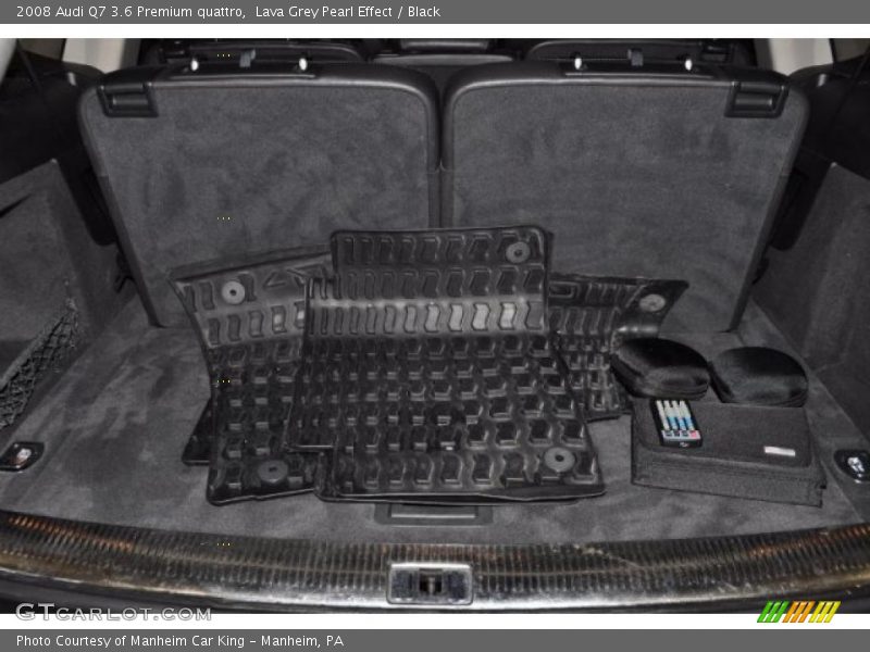 Lava Grey Pearl Effect / Black 2008 Audi Q7 3.6 Premium quattro