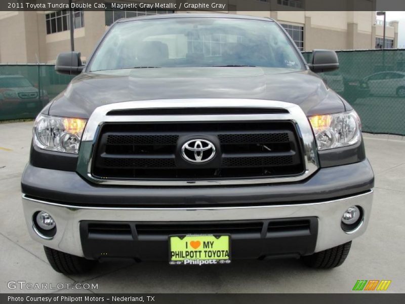Magnetic Gray Metallic / Graphite Gray 2011 Toyota Tundra Double Cab