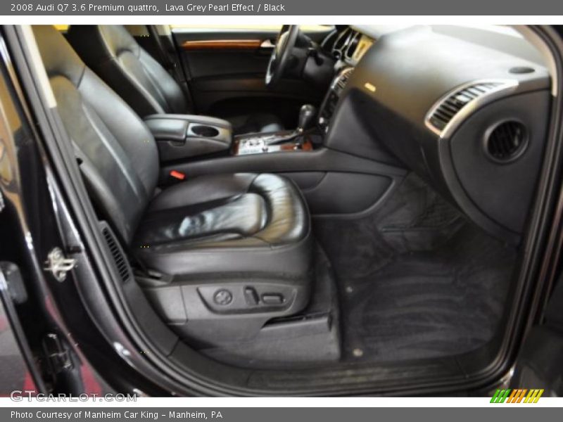 Lava Grey Pearl Effect / Black 2008 Audi Q7 3.6 Premium quattro