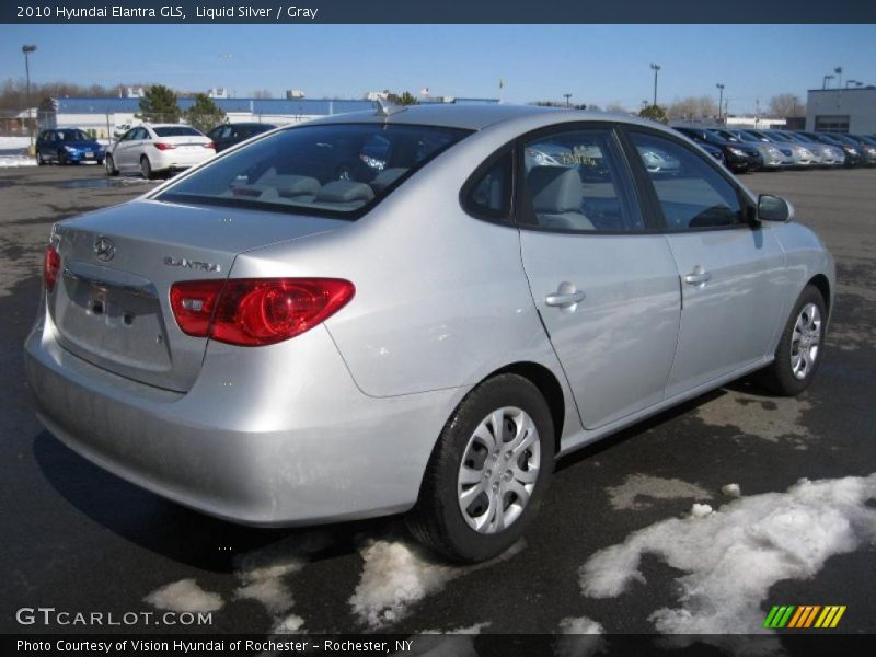 Liquid Silver / Gray 2010 Hyundai Elantra GLS