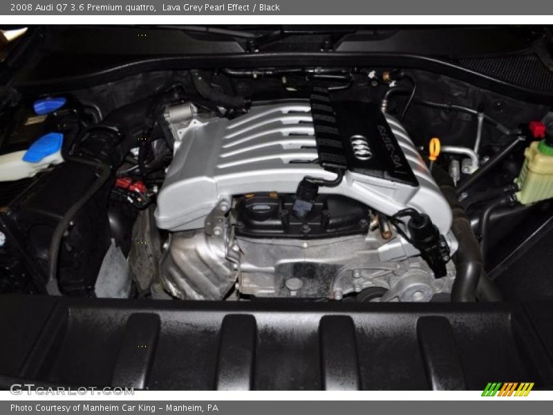 Lava Grey Pearl Effect / Black 2008 Audi Q7 3.6 Premium quattro